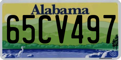 AL license plate 65CV497