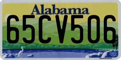 AL license plate 65CV506