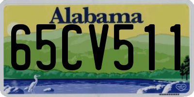 AL license plate 65CV511