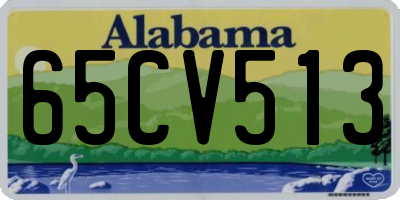 AL license plate 65CV513