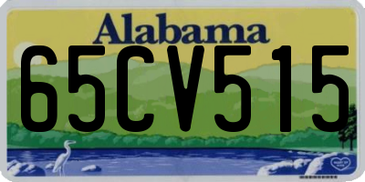 AL license plate 65CV515