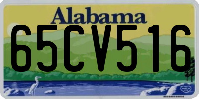 AL license plate 65CV516