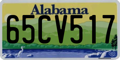 AL license plate 65CV517
