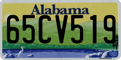 AL license plate 65CV519