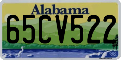 AL license plate 65CV522