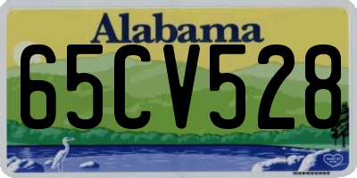 AL license plate 65CV528