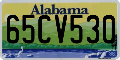 AL license plate 65CV530
