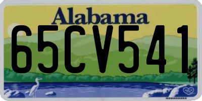 AL license plate 65CV541