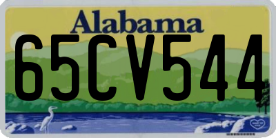 AL license plate 65CV544