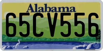 AL license plate 65CV556