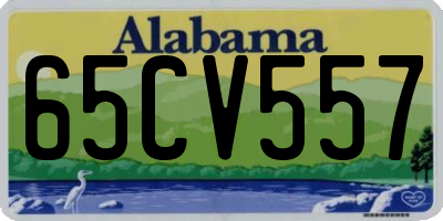 AL license plate 65CV557