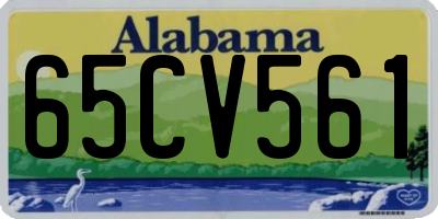 AL license plate 65CV561