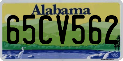 AL license plate 65CV562
