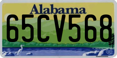 AL license plate 65CV568