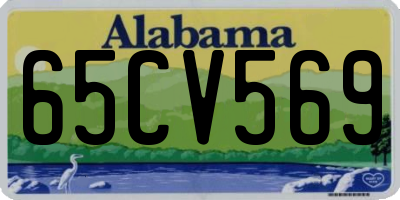 AL license plate 65CV569