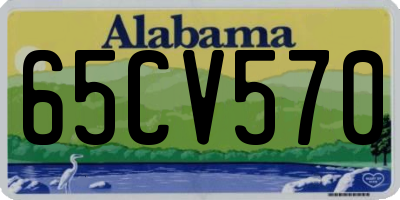 AL license plate 65CV570