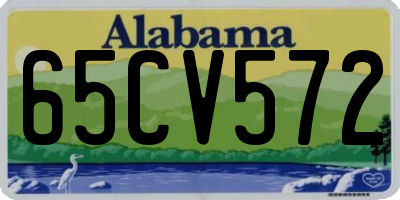 AL license plate 65CV572
