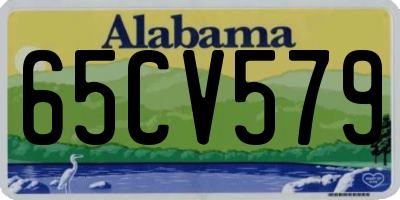 AL license plate 65CV579
