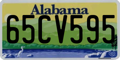 AL license plate 65CV595