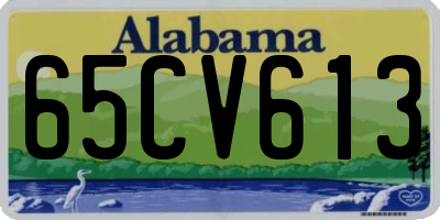 AL license plate 65CV613