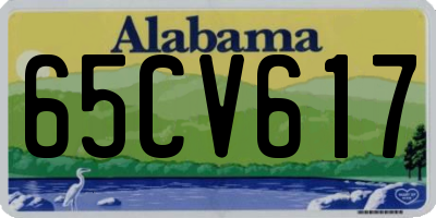 AL license plate 65CV617