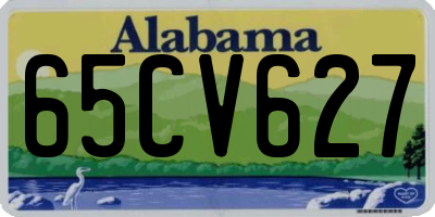 AL license plate 65CV627