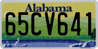 AL license plate 65CV641