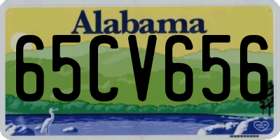 AL license plate 65CV656