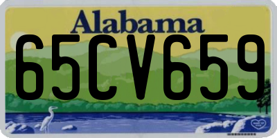 AL license plate 65CV659