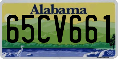 AL license plate 65CV661