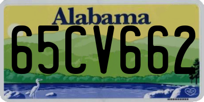 AL license plate 65CV662