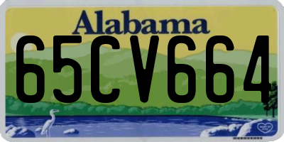 AL license plate 65CV664