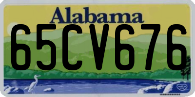 AL license plate 65CV676