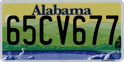 AL license plate 65CV677