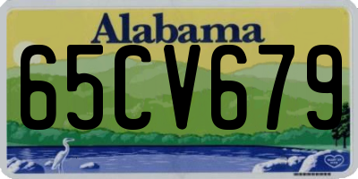 AL license plate 65CV679