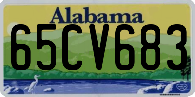 AL license plate 65CV683