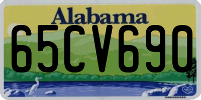 AL license plate 65CV690