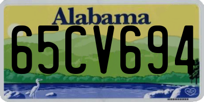 AL license plate 65CV694