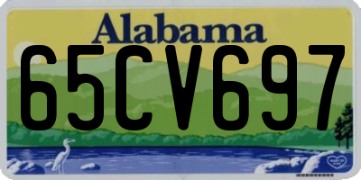 AL license plate 65CV697