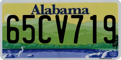 AL license plate 65CV719