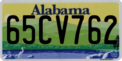 AL license plate 65CV762