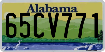 AL license plate 65CV771