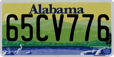 AL license plate 65CV776