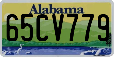 AL license plate 65CV779
