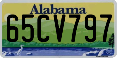 AL license plate 65CV797
