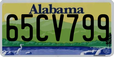 AL license plate 65CV799