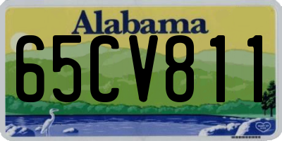 AL license plate 65CV811