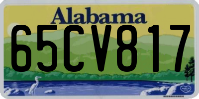 AL license plate 65CV817