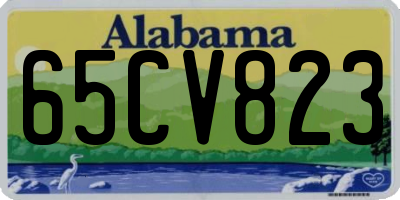 AL license plate 65CV823