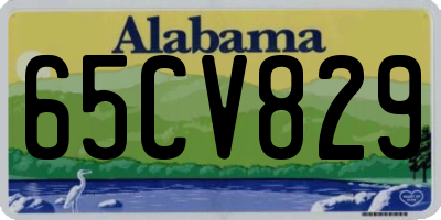 AL license plate 65CV829